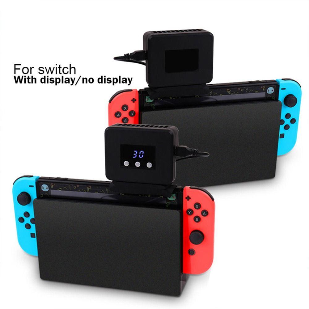 Preva Cooling Fan LED Display Untuk Nintendo Switch Charger Dock Heatsink