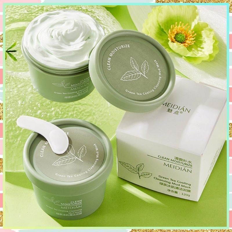 MASKER LUMPUR GREEN TEA / MUD MASK GREENTEA