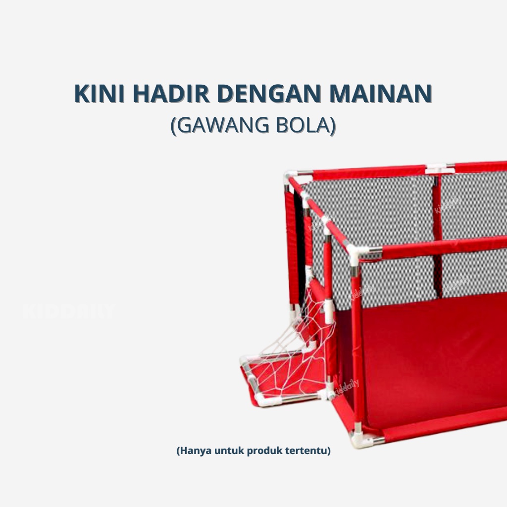 KIDDAILY PLAYPEN PAGAR MAIN ANAK PAGAR BAYI PAGAR ANAK BABY FENCE PLAY FENCE KOLAM MANDI BOLA