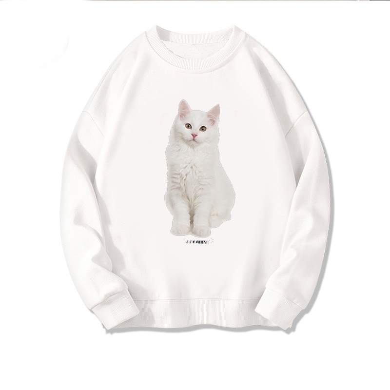 2 warna korean style atasan baju wanita kekinian Sweater Oversize  Cat Wanita/Switer Wanita