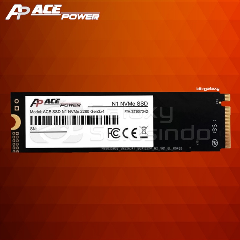 ACE POWER N1 256GB M.2 NVMe Gen3x4 SSD