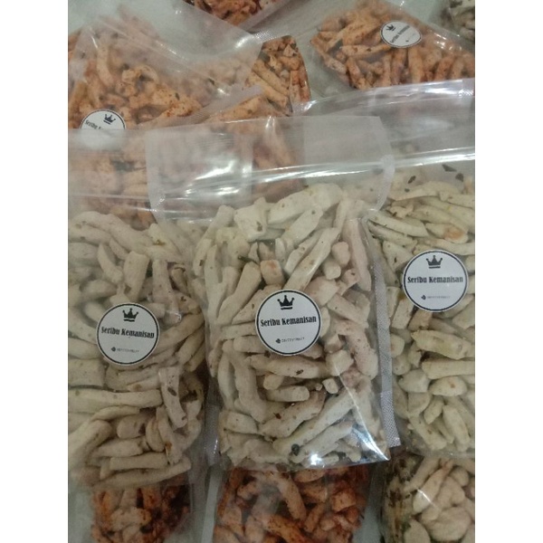 

250GR BASRENG DAUN JERUK ORIGINAL RENYAH GURIH CIKRUH