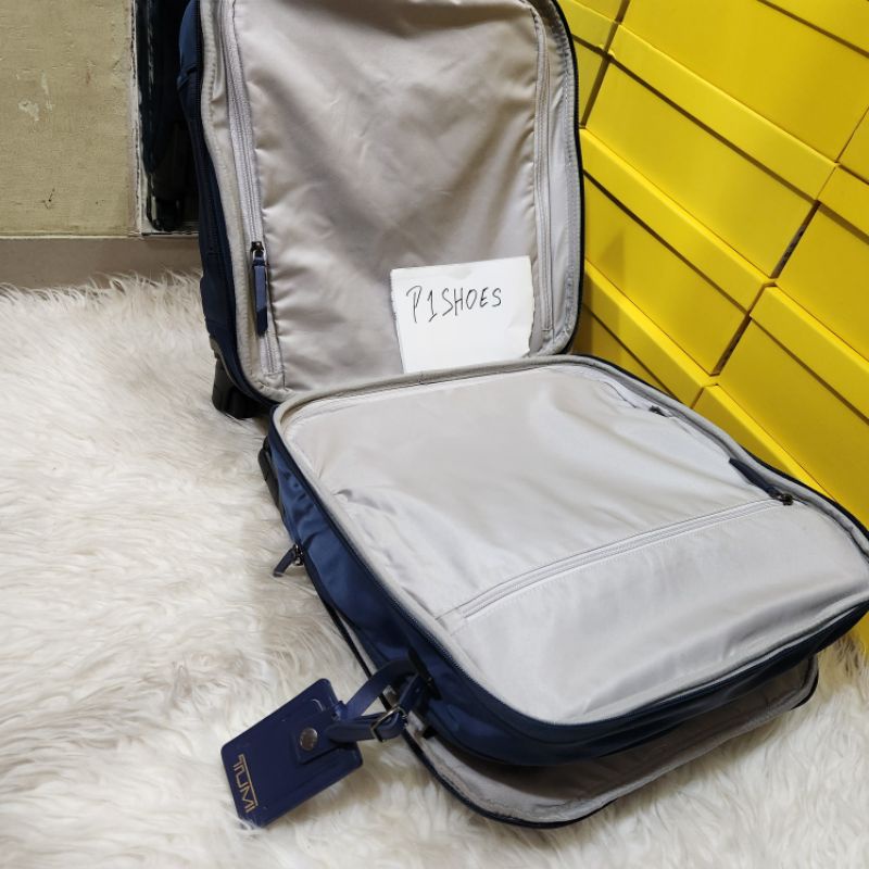 tas koper kabin tumi voyageur osona compact carry on nylon 4 roda top branded mirror vip p1shoes