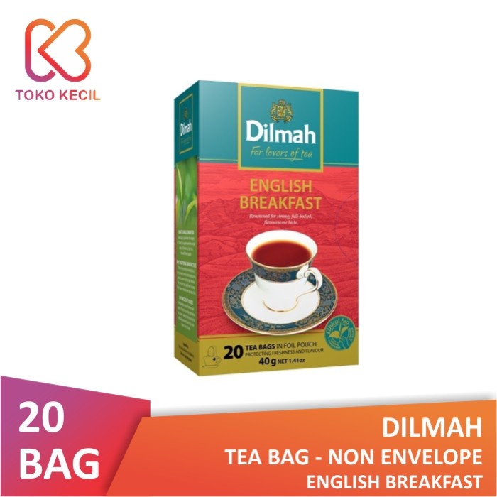 

DILMAH TEA BAG NON ENVELOPE ENGLISH BREAKFAST (ISI 20 PCS)