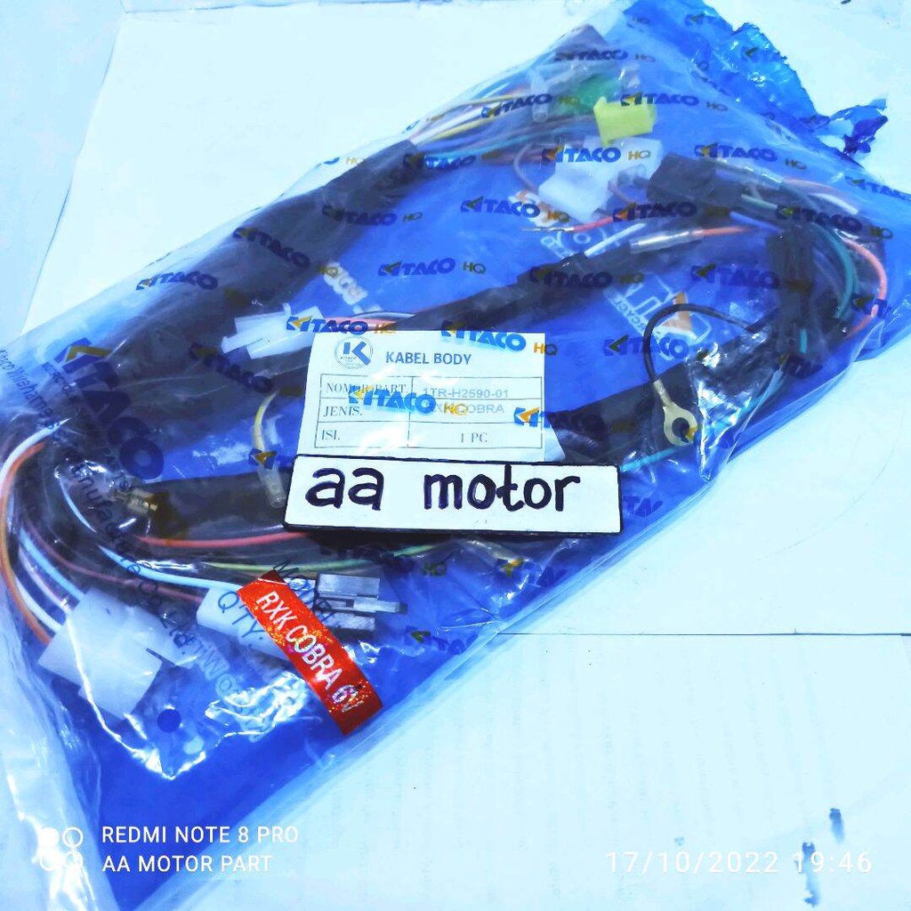 KABEL BODY WIRE HARNESS RXK RX KING COBRA 1988 1989 1990 1991 1992 1993 1994 1995 BUKAN ORIGINAL YAM