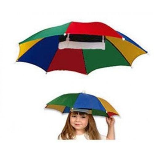 Topi Payung Headband Umbrella Hat Topi Mancing Golf Unik Outdoor Portable Mini Payung Kepala