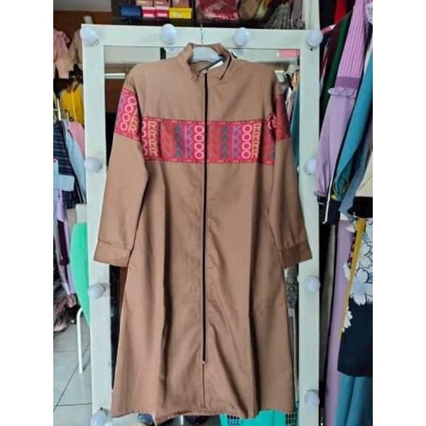 tunik korina ziper sale size SM