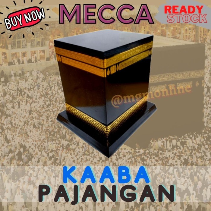 Souvenir mekkah kaaba 9cm Oleh2 negara tanah suci timur tengah