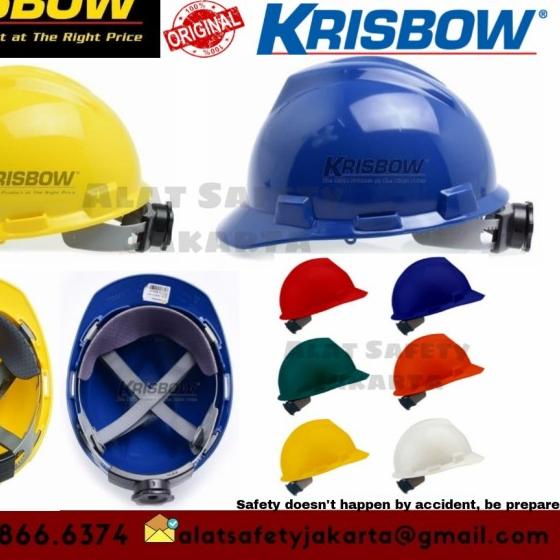 Helm Safety Proyek KRISBOW / Helm Proyek KRISBOW - Putih
