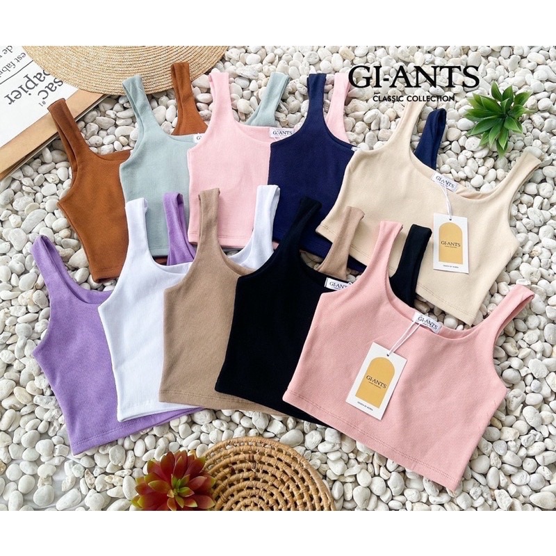 325 BAJU TANKTOP WANITA GIANTS BASIC STRETCH STRAIGHT BANGKOK ORIGINAL
