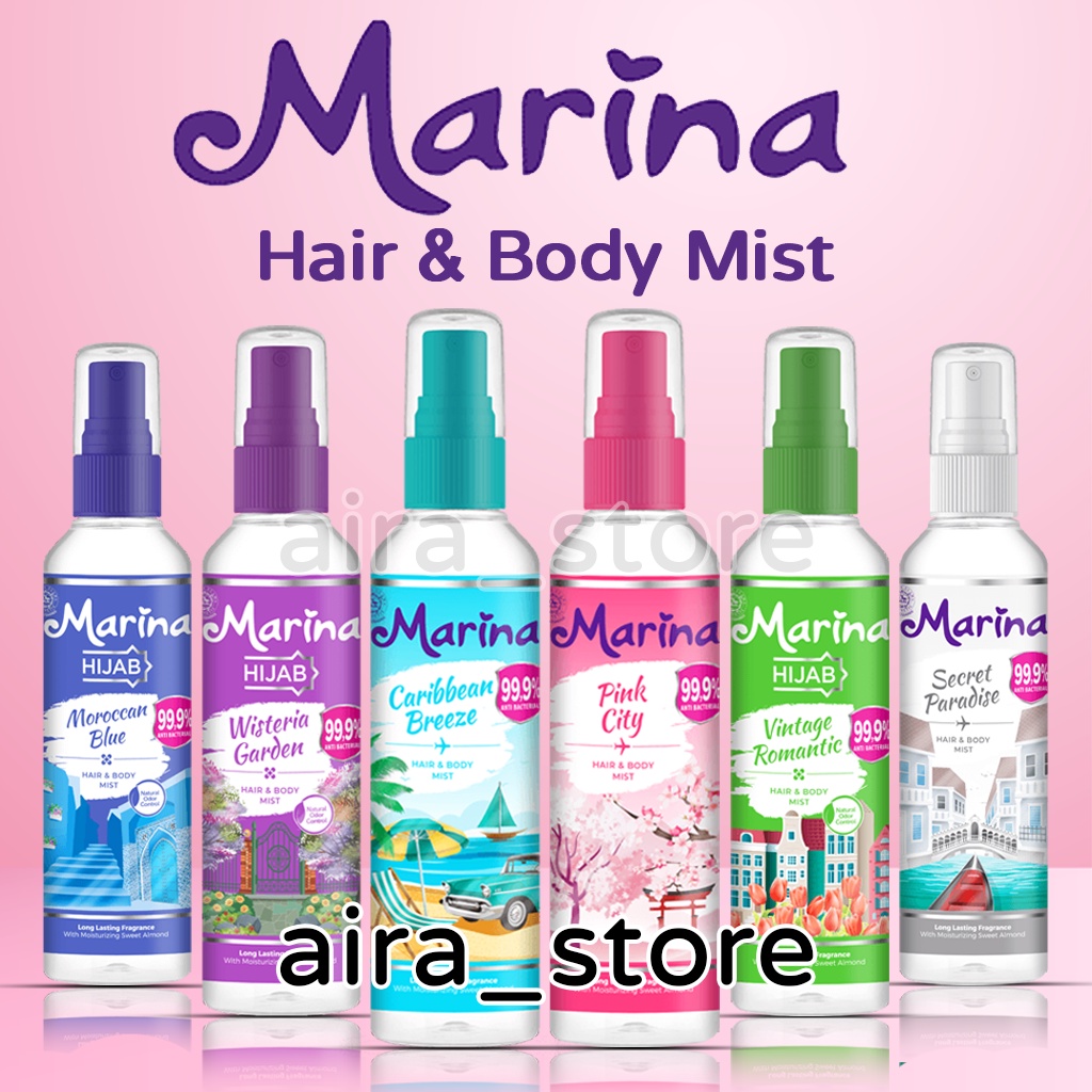 Marina Hair &amp; Body Mist Cologne - 100ml