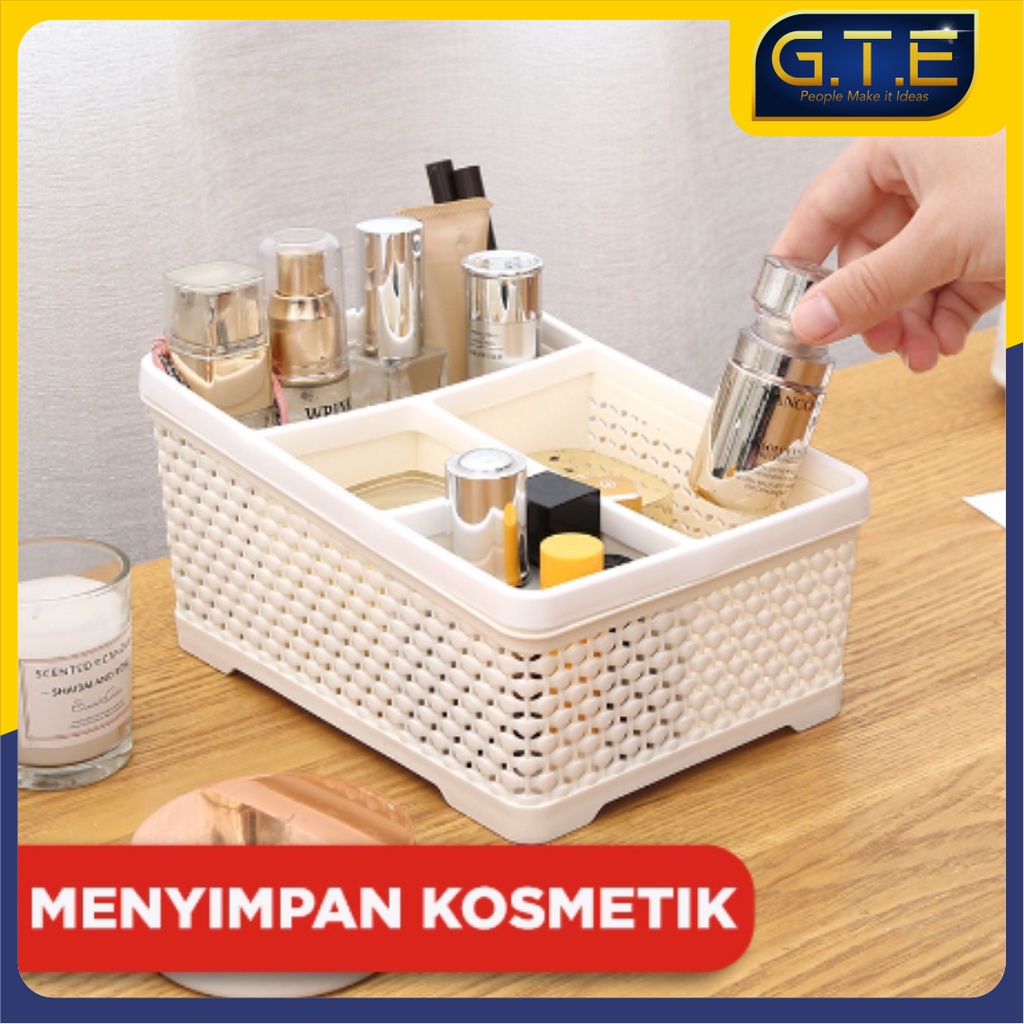 GTE | STORAGE BASKET | KERANJANG PENYIMPANAN | RAK KOSMETIK | KERANJANG SERBAGUNA | KERANJANG JARING-JARING