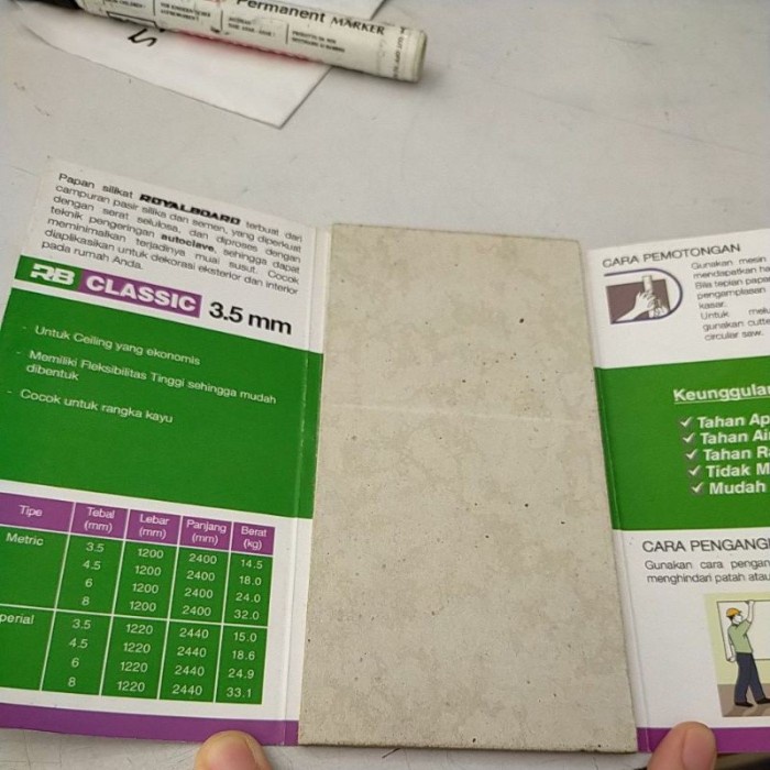 

Papan Royal Board. Papan Plafon. Silikat Board. Kalsiboard