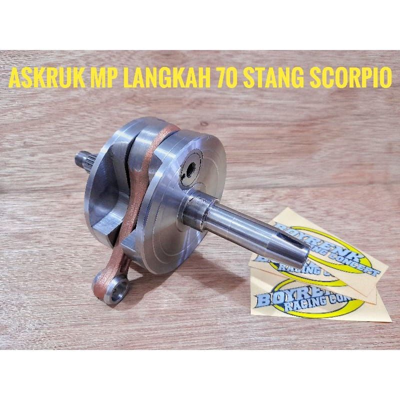 ASKRUK KRUK AS MEGAPRO LANGKAH 68/70 STANG SCORPIO NOLPACKING BLOK MP STD 156CM³