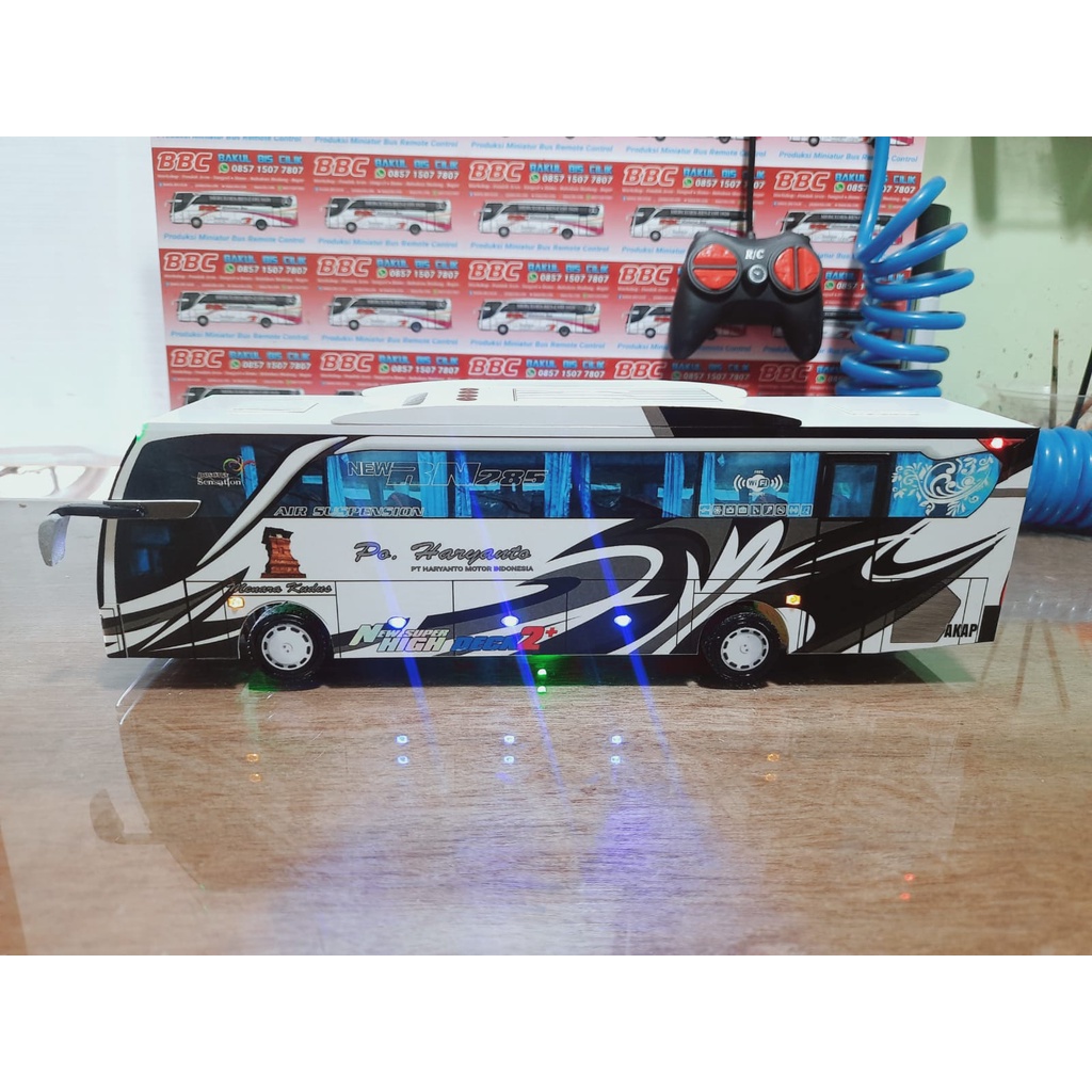 Jual Miniatur Bus Rc Po Haryanto Sun Breaker Remote Control Shopee Indonesia