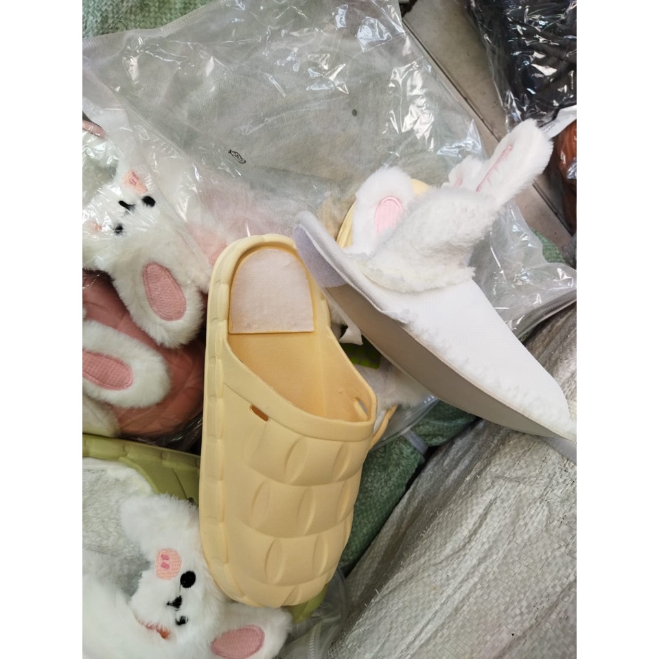 Sandal selop boneka wanita dewasa korea styel  8826-A (36-41) sandal kamar wanita indoor