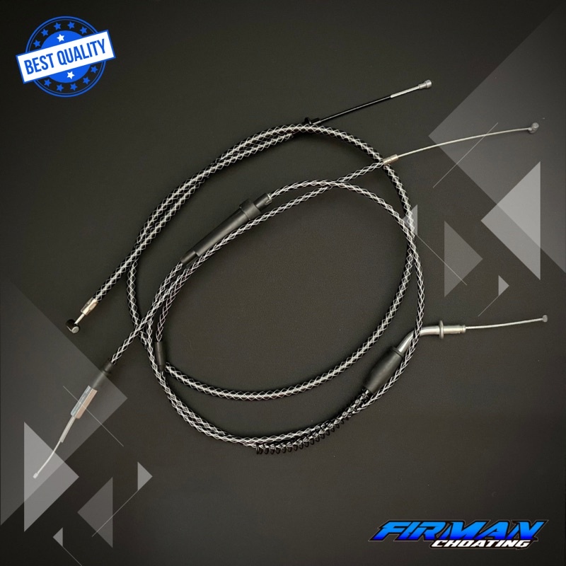 Kabel gas carbon cabang rx king set kabel kopling carbon rx king rxs rxk yt115 (sepaket)