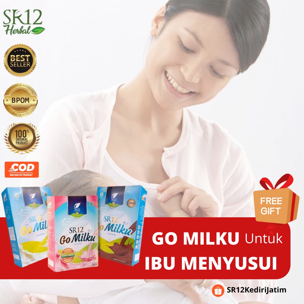

GOMILKU SR12 GO MILKU SUSU KAMBING ETAWA PELANCAR ASI SUSU IBU MENYUSUI PASKA MELAHIRKAN