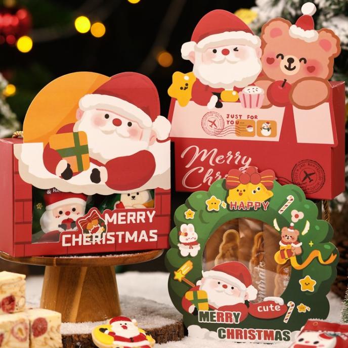 

Gift box natal kotak cookies natal kotak bingkisan Natal xmas box