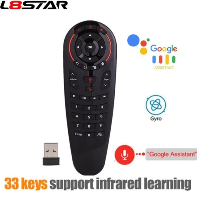 L8Star Wireless Air Mouse Gyroscope 2.4Ghz With Voice Control - G30 Pramanaputra1688