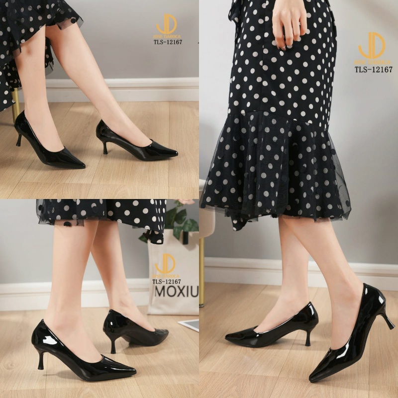 JOSE DAROCA Sepatu High Heels Shoes Glossy # TLS-12167 # ORIGINAL