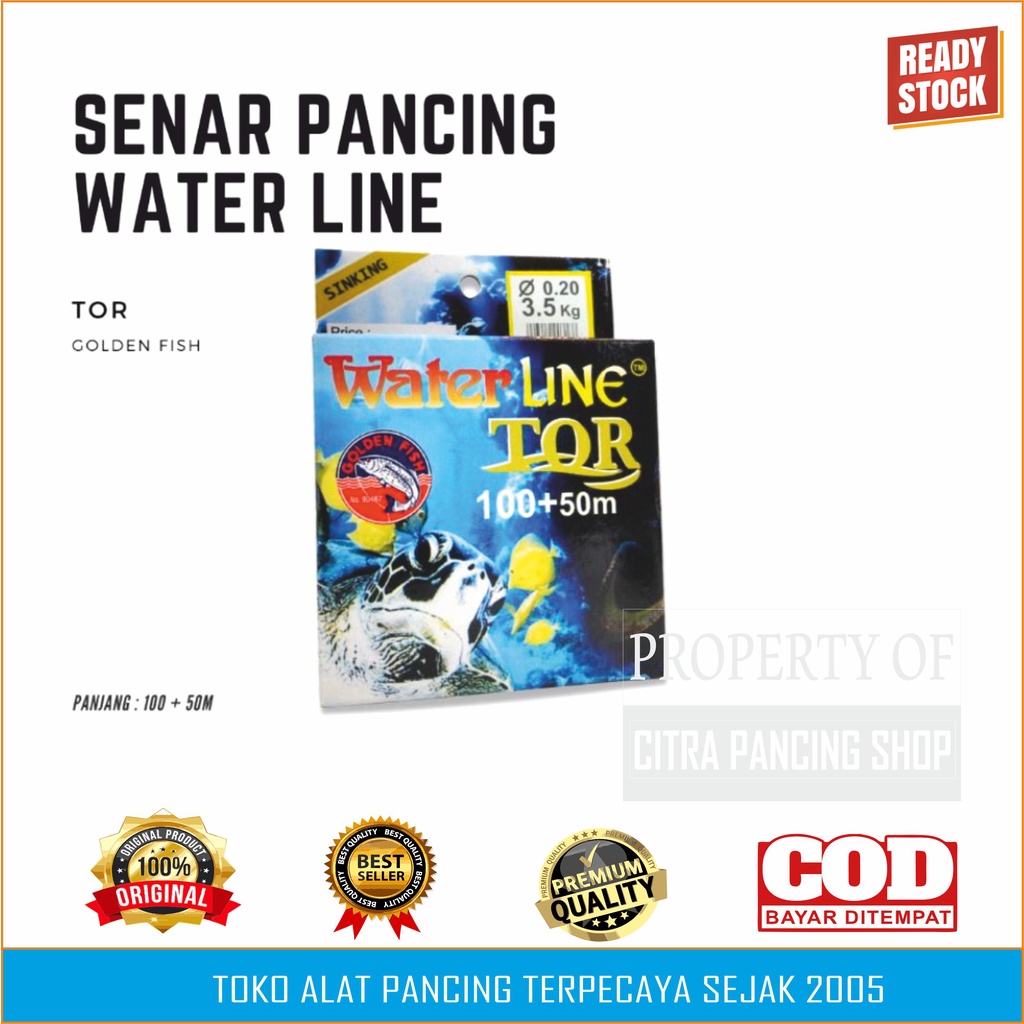 Senar Pancing - Senar WaterLine Tor Sinking 100+50 m
