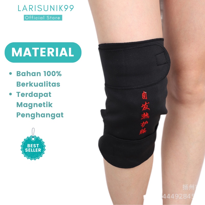 Terapi Lutut KneeCare Theraphy Deker Lutut Alat Terapi Pelindung Lutut Original 1 Pasang
