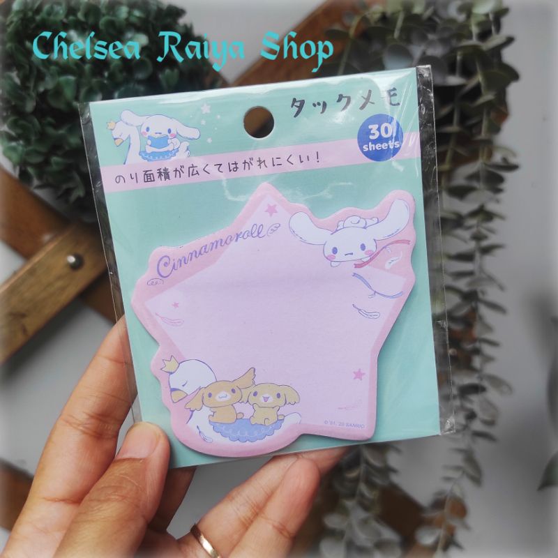 

Sticky Notes Memo Sanrio Cinnamoroll and Friends 30 Sheets Cinamoroll Cinamorol Cinnamonroll Kawaii