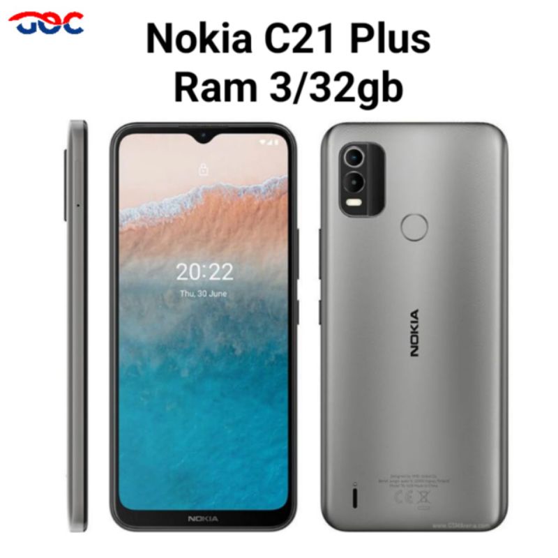 Nokia C21 Plus 3/32GB Garansi Resmi Nokia Indonesia
