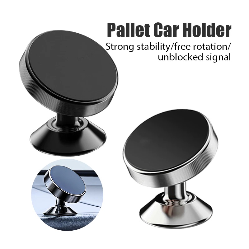 Penyangga HP Magnet Car Holder Magnetic Sendera Handphone Dashboard Mobil Kuat Anti Jatuh