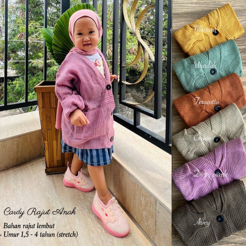 Cardy Rajut anak //JF3212