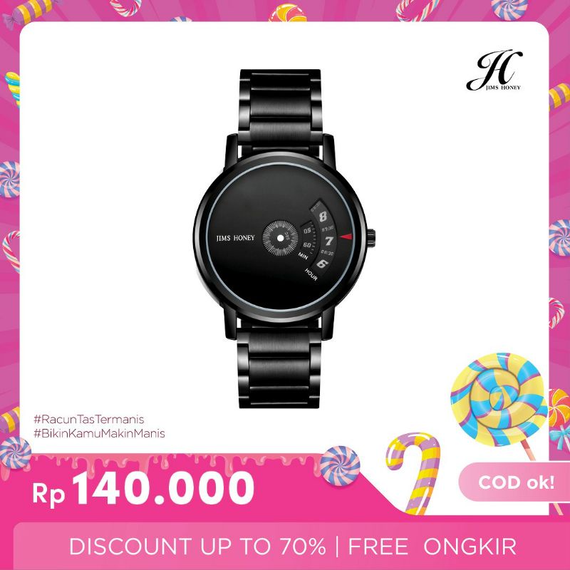 JIMS HONEY JAM TANGAN PRIA KODE 8315