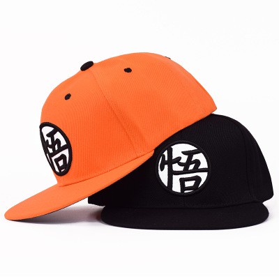 Topi Baseball Adjustable Motif Kartun Dragon Ball Son Gokou Orange Untuk Pria Dan Wanita