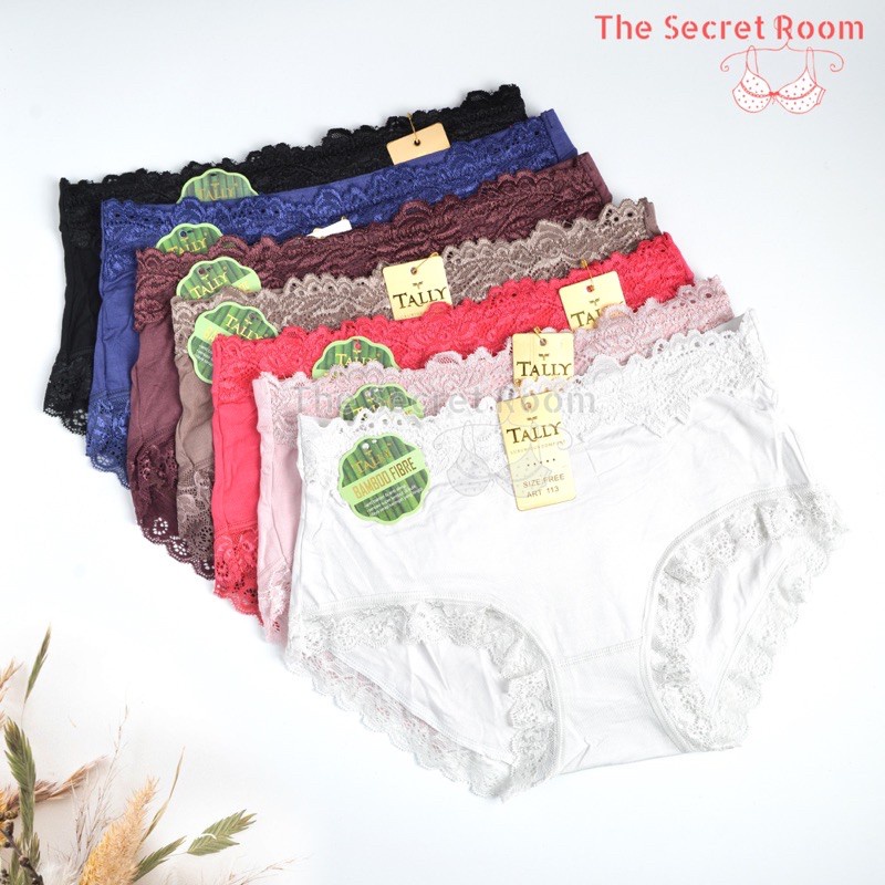 CD 113 TALLY - CELANA DALAM RENDA DIKIT - TALLY CD CELANA DALAM 113 | RENDA | KATUN BAMBOO | FREE SI