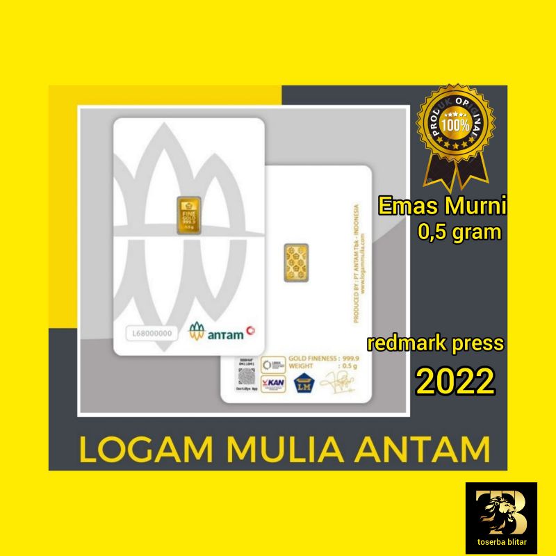 antam 0,5 gram 2022, emas antam 0.5 gram, emas 24 karat asli 99%, emas antm,  emas antham, emas bata