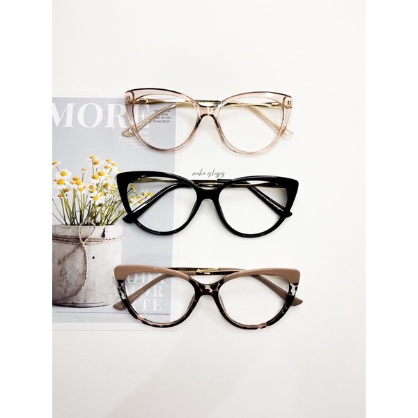 MOKUGLASSES Kacamata Frame Cat Eye 5018