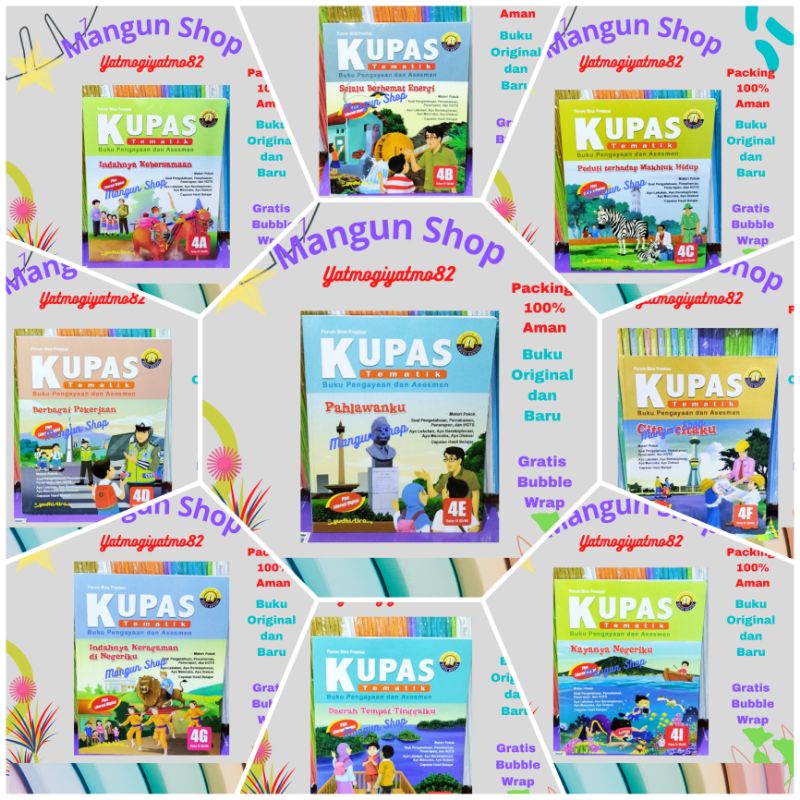 Buku Kupas Tematik 4A,4B,4,C,4,D,4E,4F,4G,4H,4I KELAS 4 SD K13 Revisi Yudistira