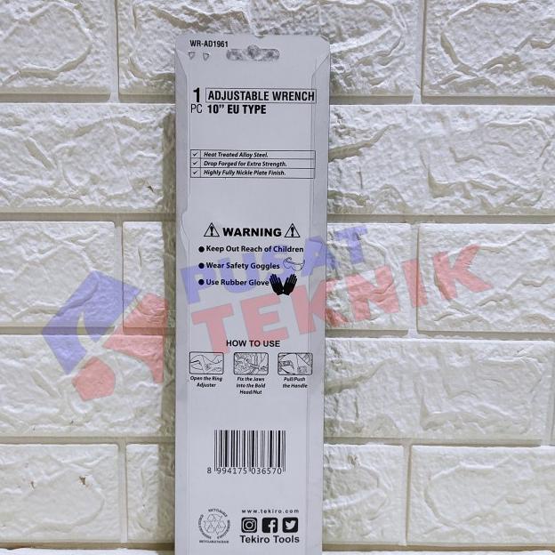 KUNCI INGGRIS TEKIRO 10" / KUNCI INGGRIS TEKIRO