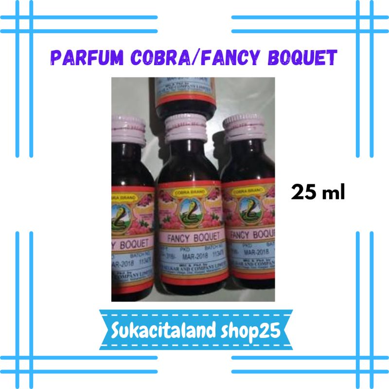 Parfum Cobra Murni/ Minyak Wangi Cobra/Fancy Boquet Cobra / Hajar Aswad /Misik Cobra / Cobra Brand O