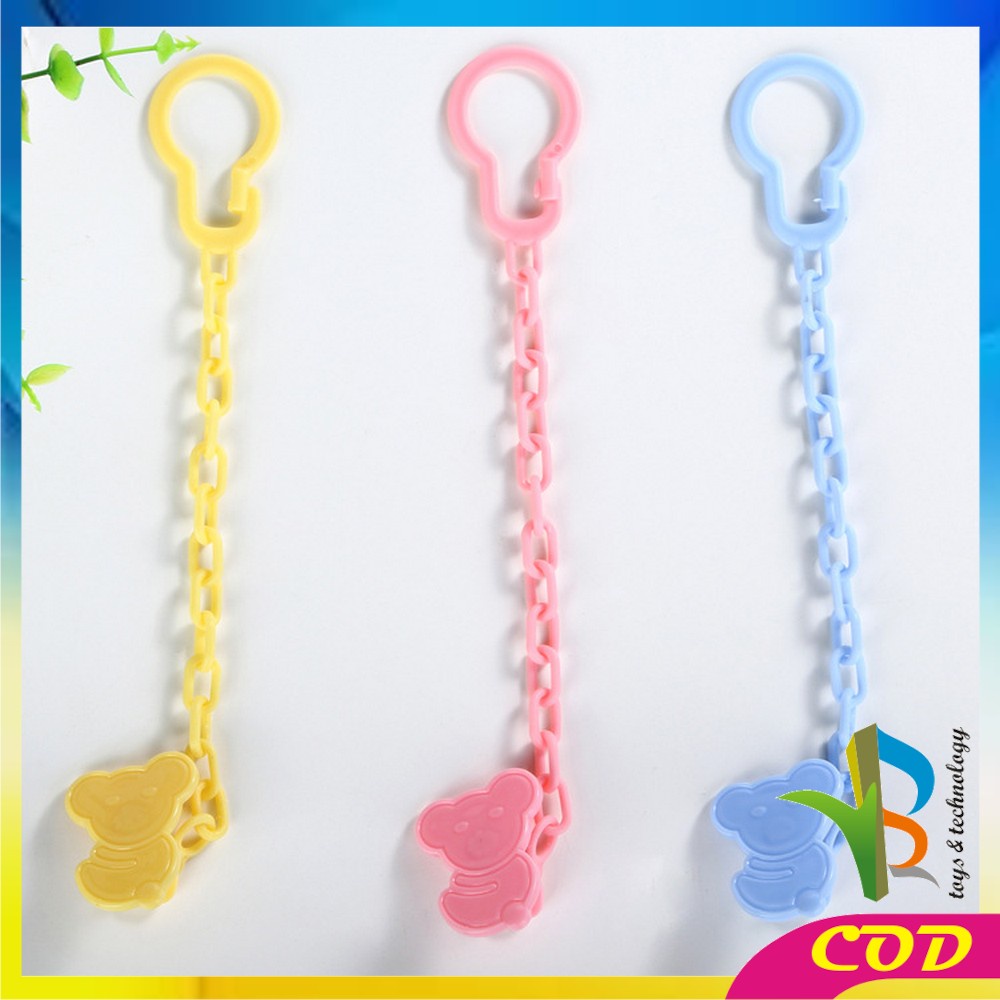 RB-C43 Tali Gantungan Empeng Baby / Klip Rantai Penjepit Dot Bayi / Teether Clipper Pacifier Holder