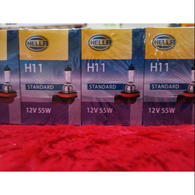Bohlam H11 12V 55W Hella