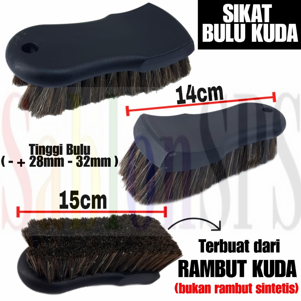 SIKAT BULU KUDA EROPA HORSE HAIR PREMIUM BRUSH HIGH QUALITY