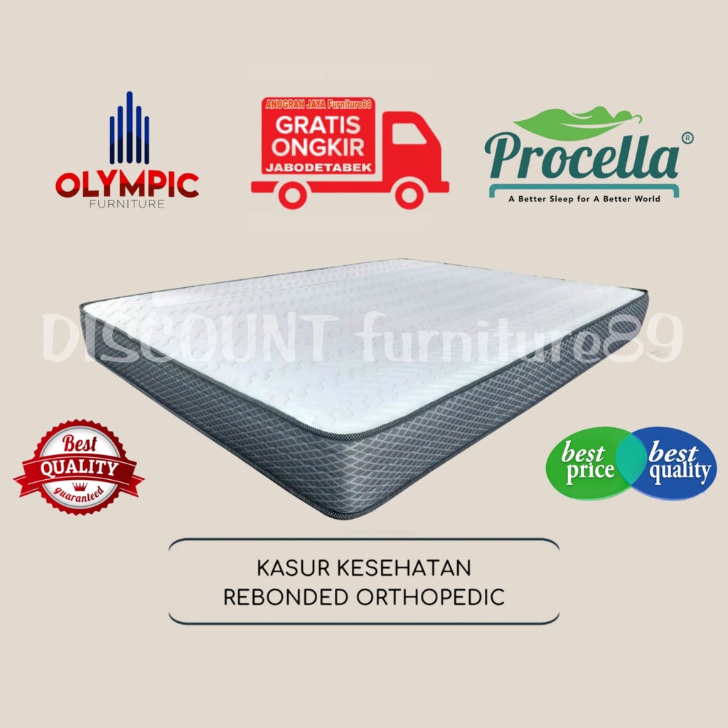 Olympic Procella Kasur Orthopedic Rebonded Kasur Busa Rebonded