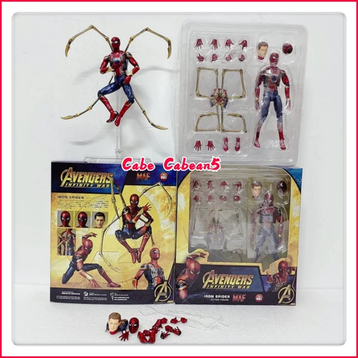SHF MAFEX IRON SPIDER INFINITY WAR MARVEL AVENGERS SPIDERMAN