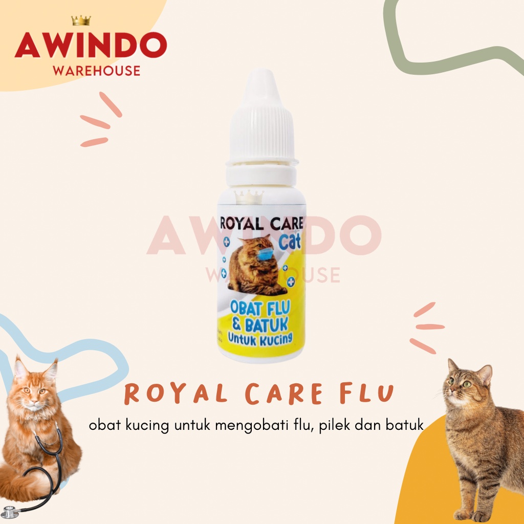 ROYAL CARE FLU - Obat Kucing Mengobati Flu Batuk Pilek 10ml