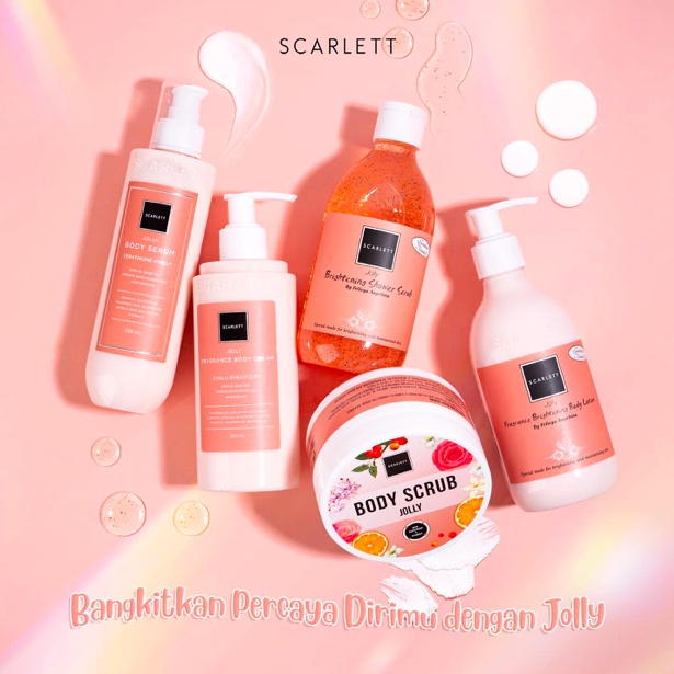 SCARLETT Jolly Series | Body Scrub / Lotion / Shower / Cream / Serum