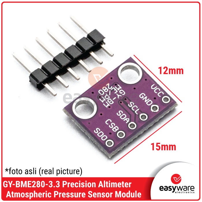 GY-BME280 3.3V BAROMETRIC PRESSURE GY BME280 3.3