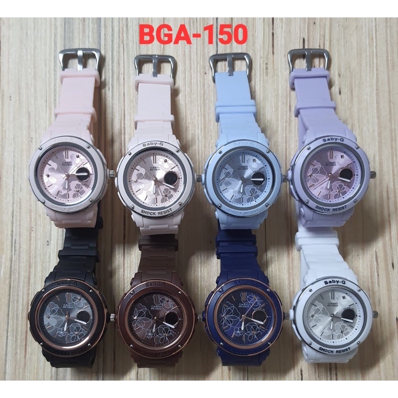 JAM TANGAN SPORT WANITA CASIO BBG 150 DUAL TIME FREE BOX