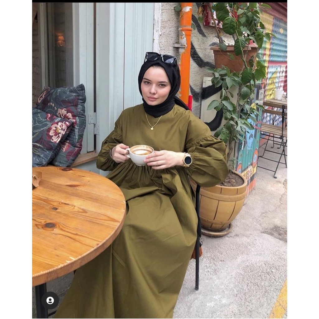 NAULI Baju Dress Gamis by NAULEA