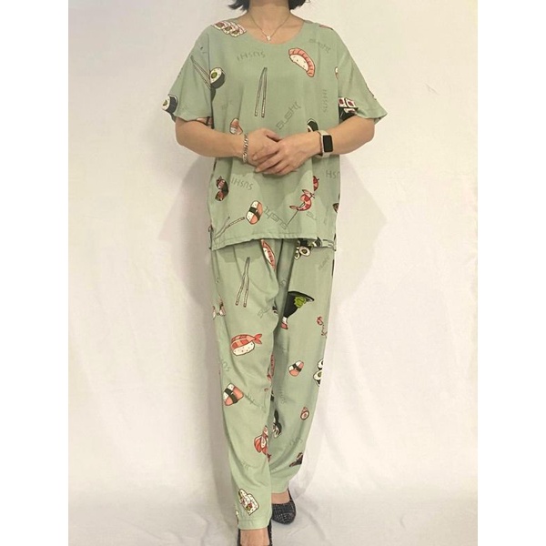 BAJU TIDUR /PIYAMA KATUN RAYON BARU